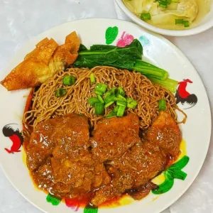 咖喱鸡云吞+面