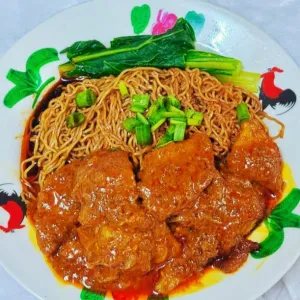 咖喱鸡云吞面